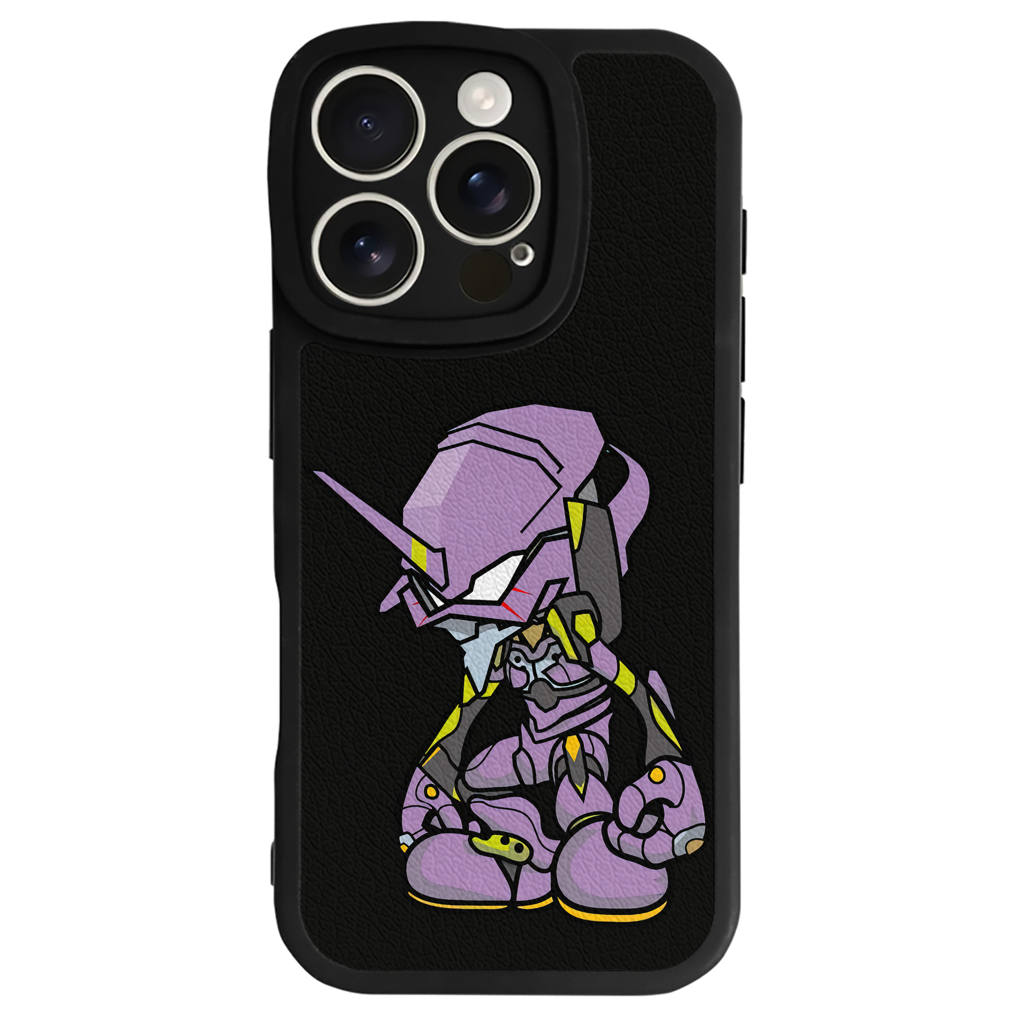 （画像用） EVA 新世紀エヴァンゲリオン 【iPhone 16シリーズ対応】シリコンスマホケース（レザー調） 材質：シリコン